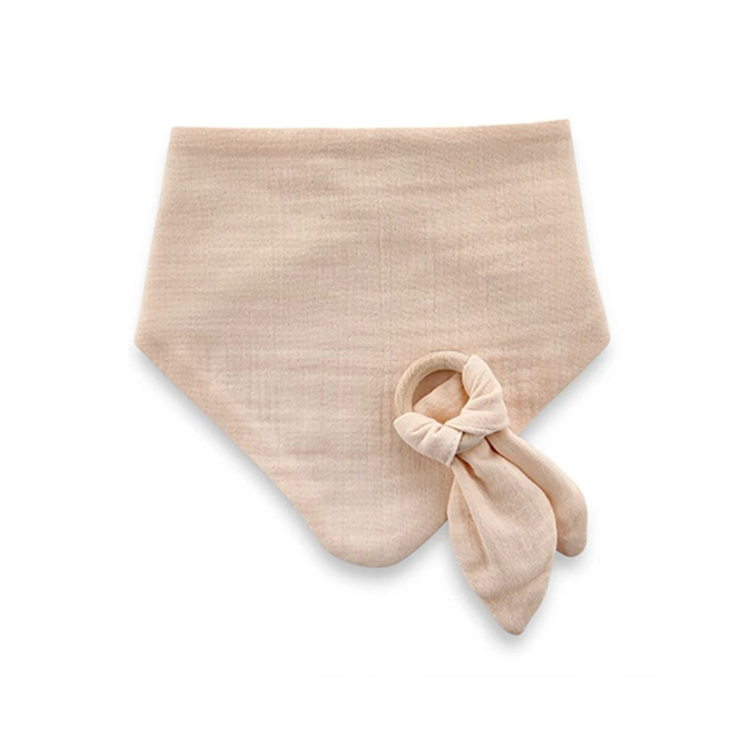 BabyJem Muslin Bib with Teether