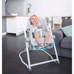 Badabulle Ultra-Foldable High Chair - Grey pattern