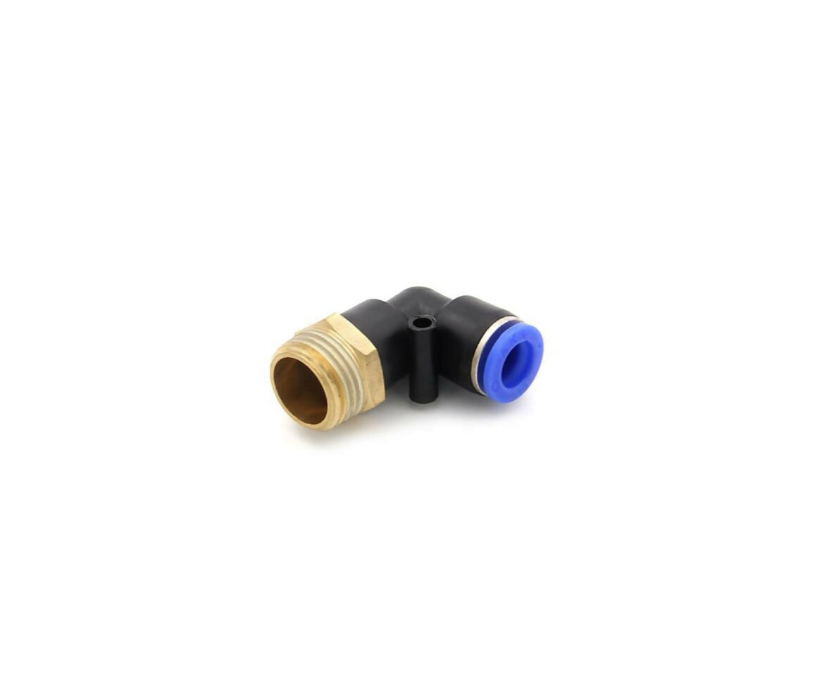 Pneumatic | Fittings | 1/2" Male - 10mm | Elbow | PL-10-4