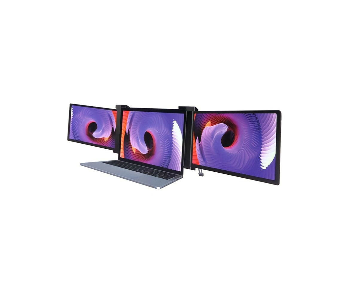 Screen Extender Laptop | Dual Portable Monitor | Foldable 12 Inch | IPS 14MS | Full HD