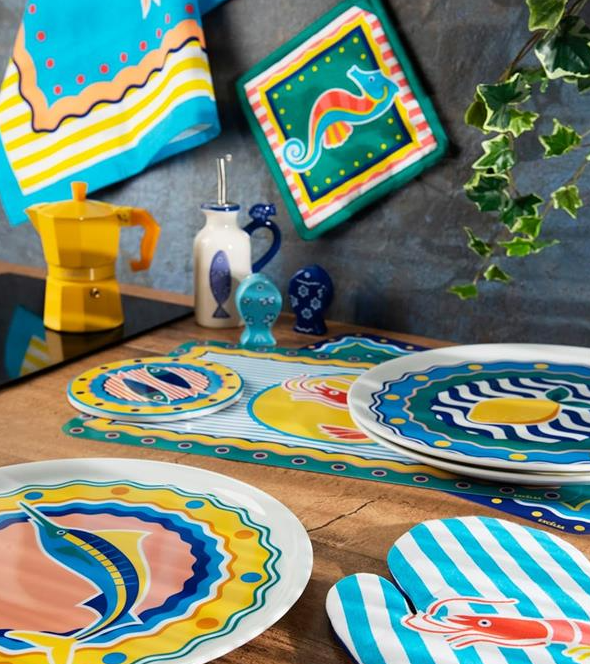 Corfu Dolomite Ceramic and Cork Underside Trivet