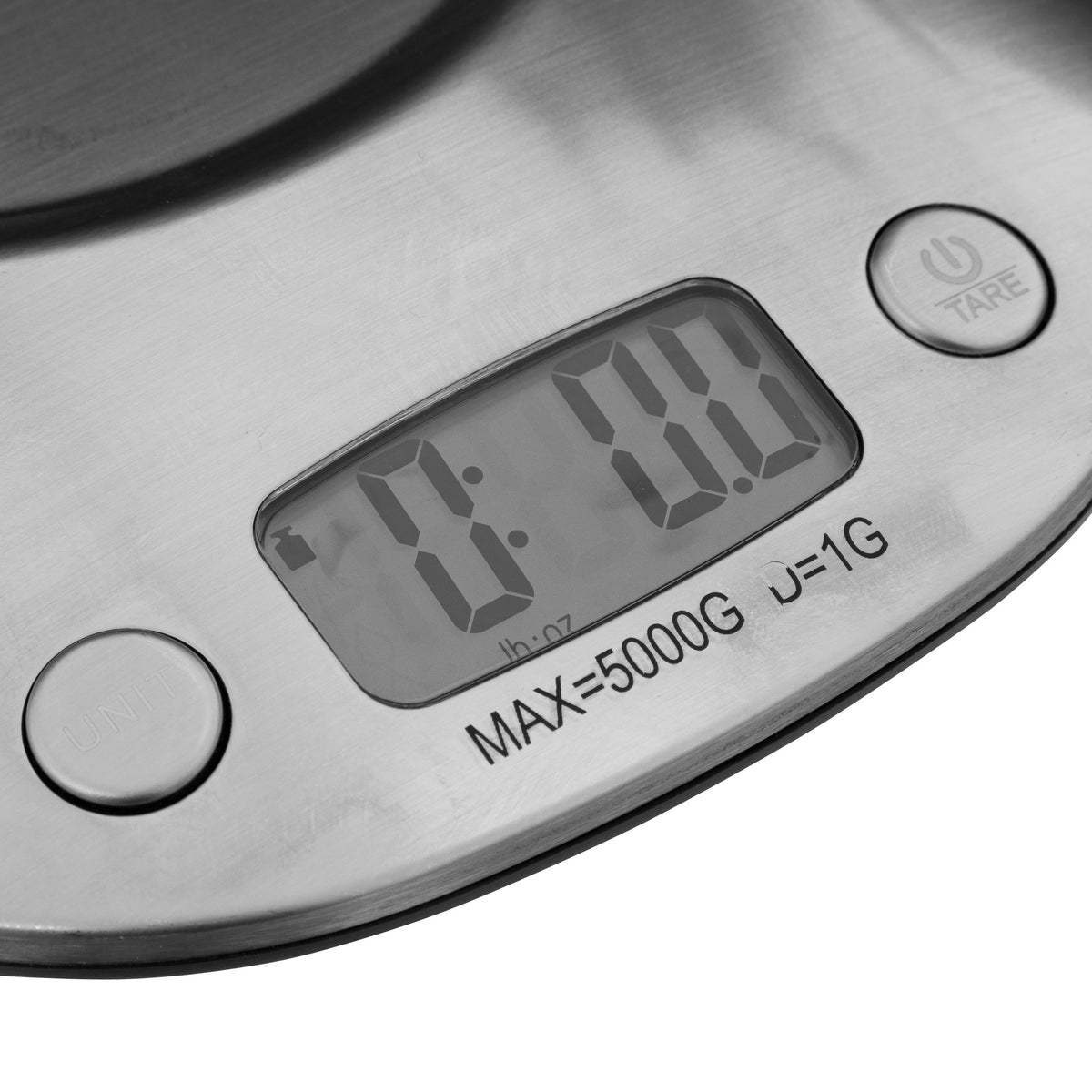 Digital scales with stainless steel bowl - 5kg Kitchen Scale