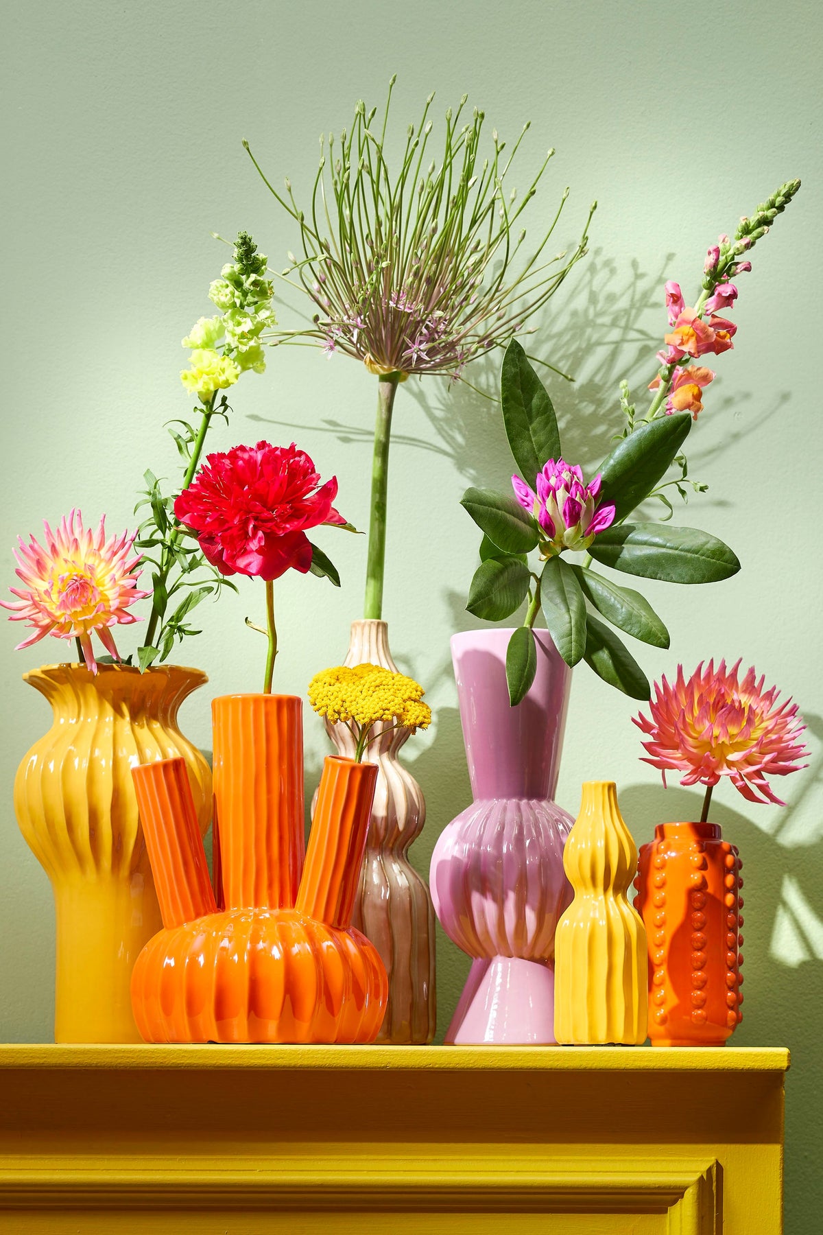 Felipe Ceramic Vase - Yellow