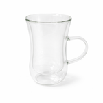 Double Wall Glass Cup 100 ml Heat-Resistant