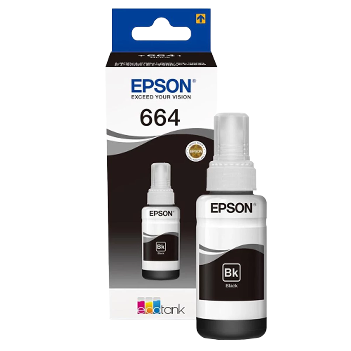 Epson (C13T66414A) Genuine Black 664 Series Ink -70mL-For Ecotank L100; L110; L200; L210; L3xx