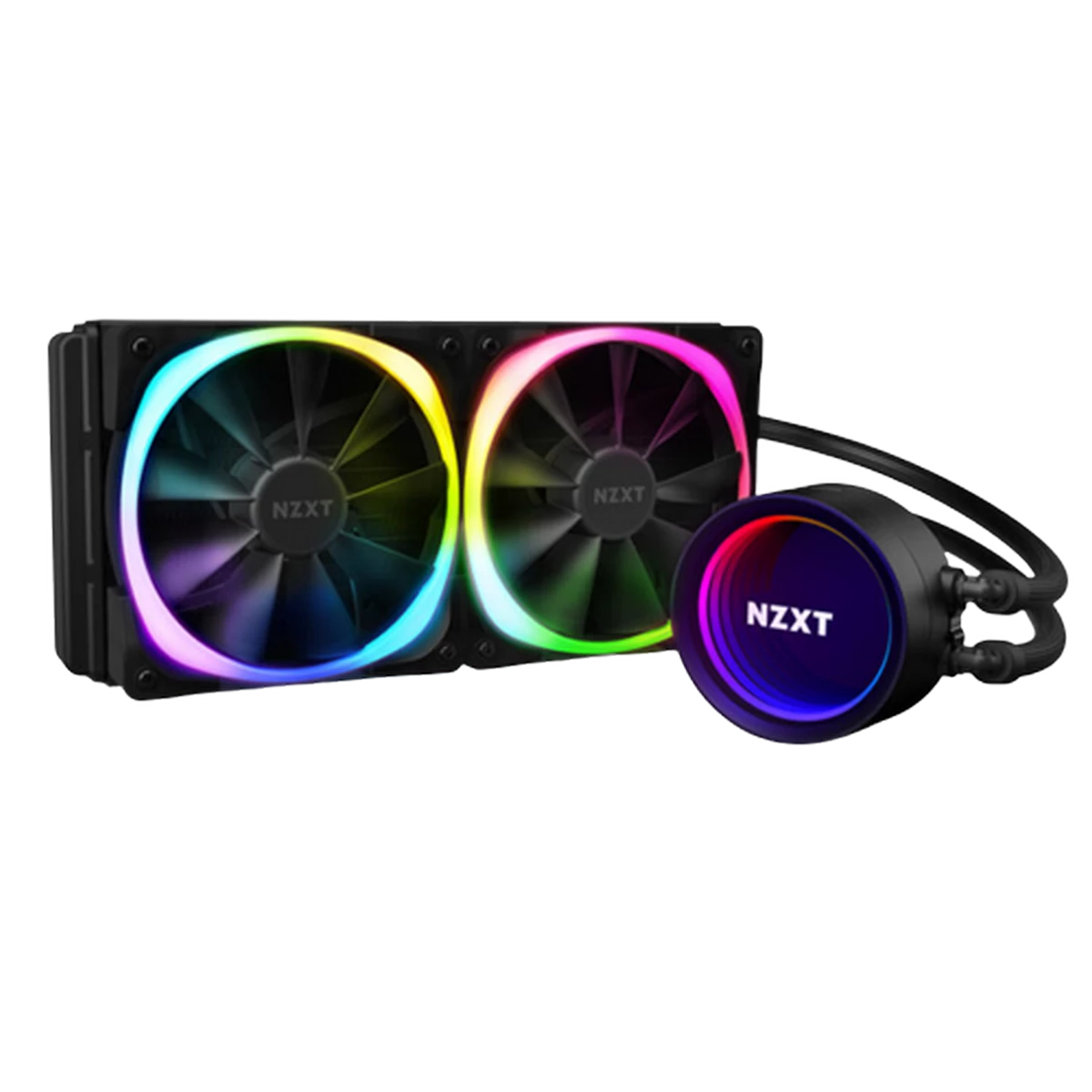NZXT (RL-KRX53-R1) Kraken X53 RGB 240mm Liquid Cooler for all AMD & Intel Sockets - Black