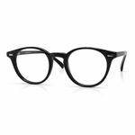 Brown eyeglasses on a white background