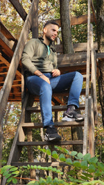 Green Hoodie Zipper