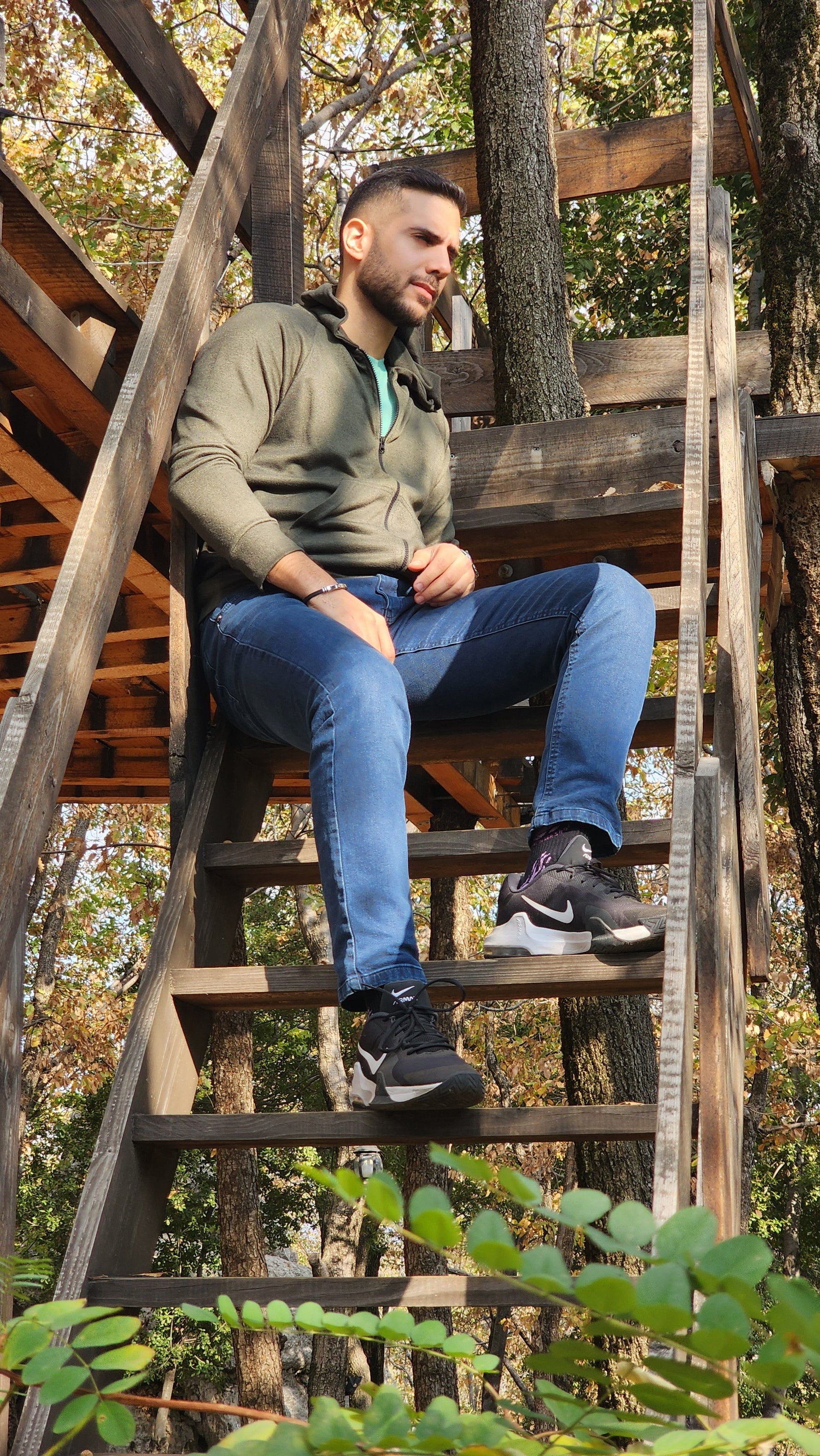 Green Hoodie Zipper