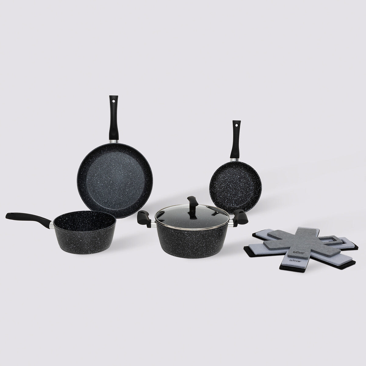 Forged Aluminum Pot & Lid with Induction Compatibility