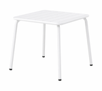 Square Table with Steel Frame