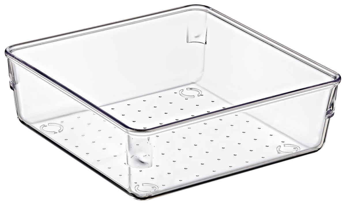Clear Modular Organizer for Kitchen Drawers, Customizable Storage Container (2)