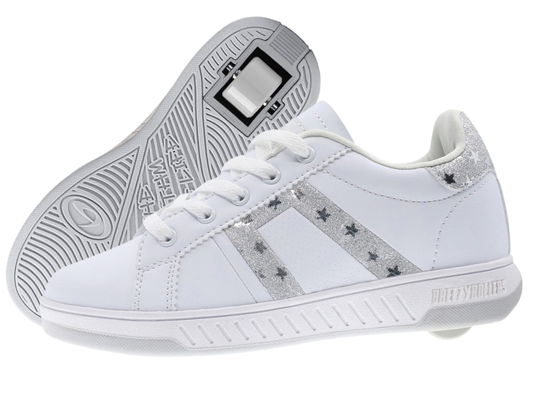 BREEZY ROLLERS 2186940 (WHITE-SILVER)