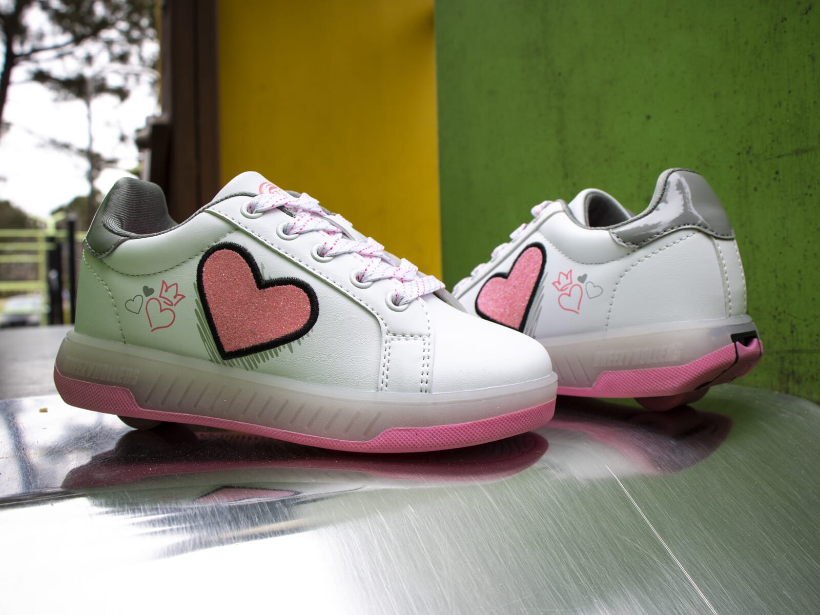 BREEZY ROLLERS 2195670 (WHITE-PINK)