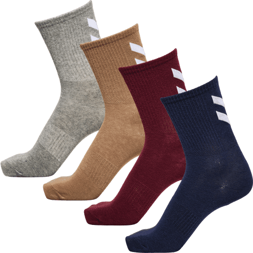 HUMMEL HMLCHEVRON COL 4-PACK SOCKS MIX