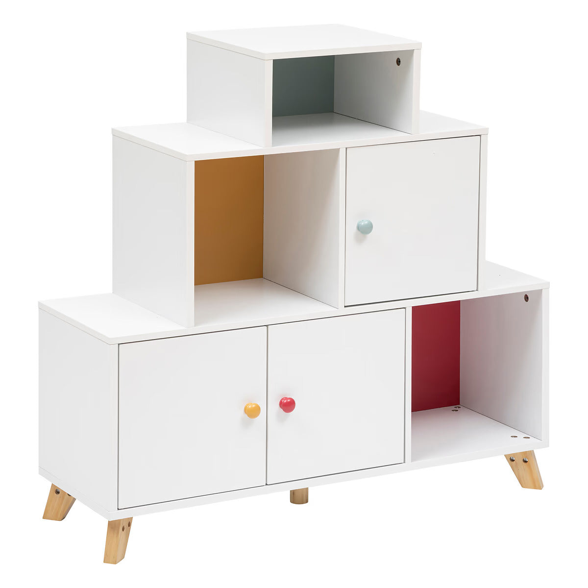Circus Storage Cabinet with 50s Spirit Wood Base