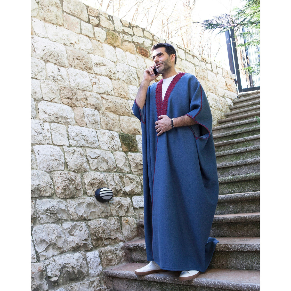 Jean Blue Sweat Abaya