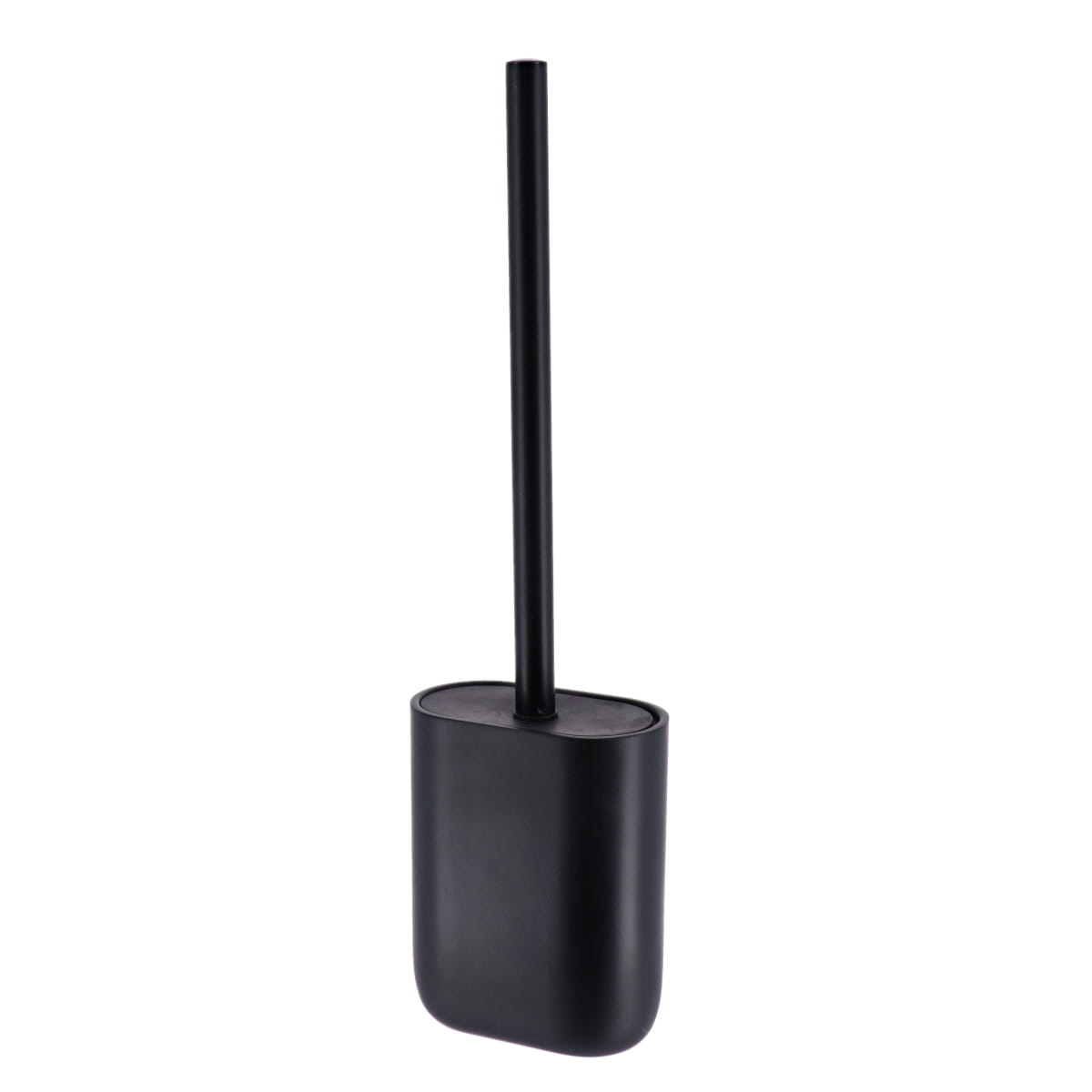 Oval Toilet Brush Matte Polyresin Minimalist Bathroom Accessory