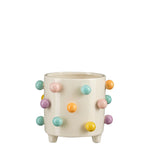 White Decorative Flower Pot – Modern Home Decor