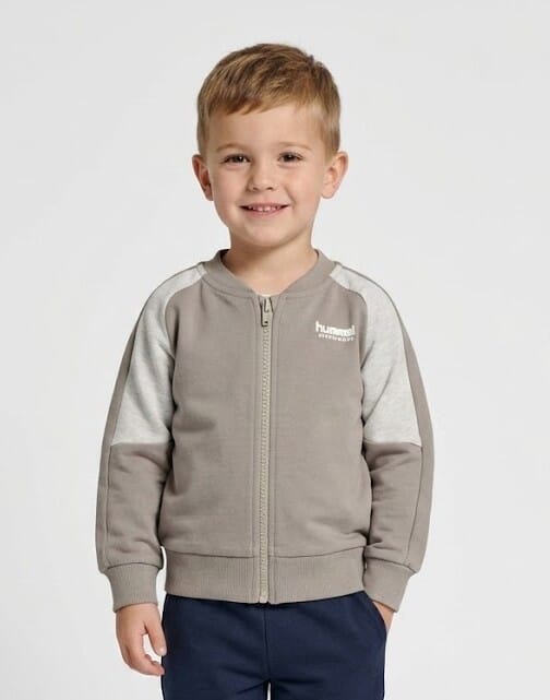 HUMMEL HMLMINI LOOSE BLOCK ZIP JACKET