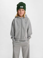 HUMMEL- hmlJR LOOSE ZIP HOODIE BEE