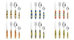 Trinacria 24-Piece Multi Décor Cutlery Set