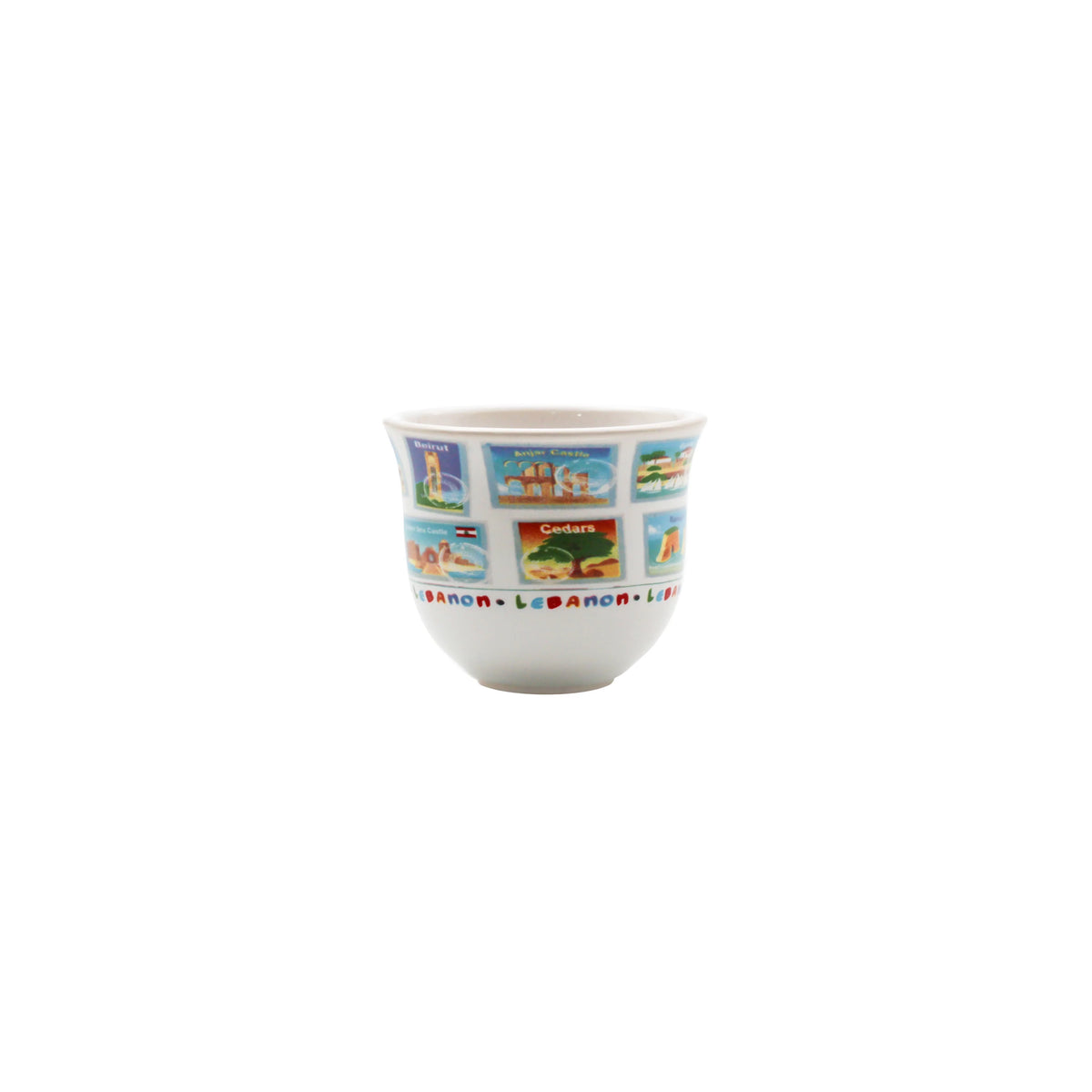 Lebanon Stamps Coffee Cups