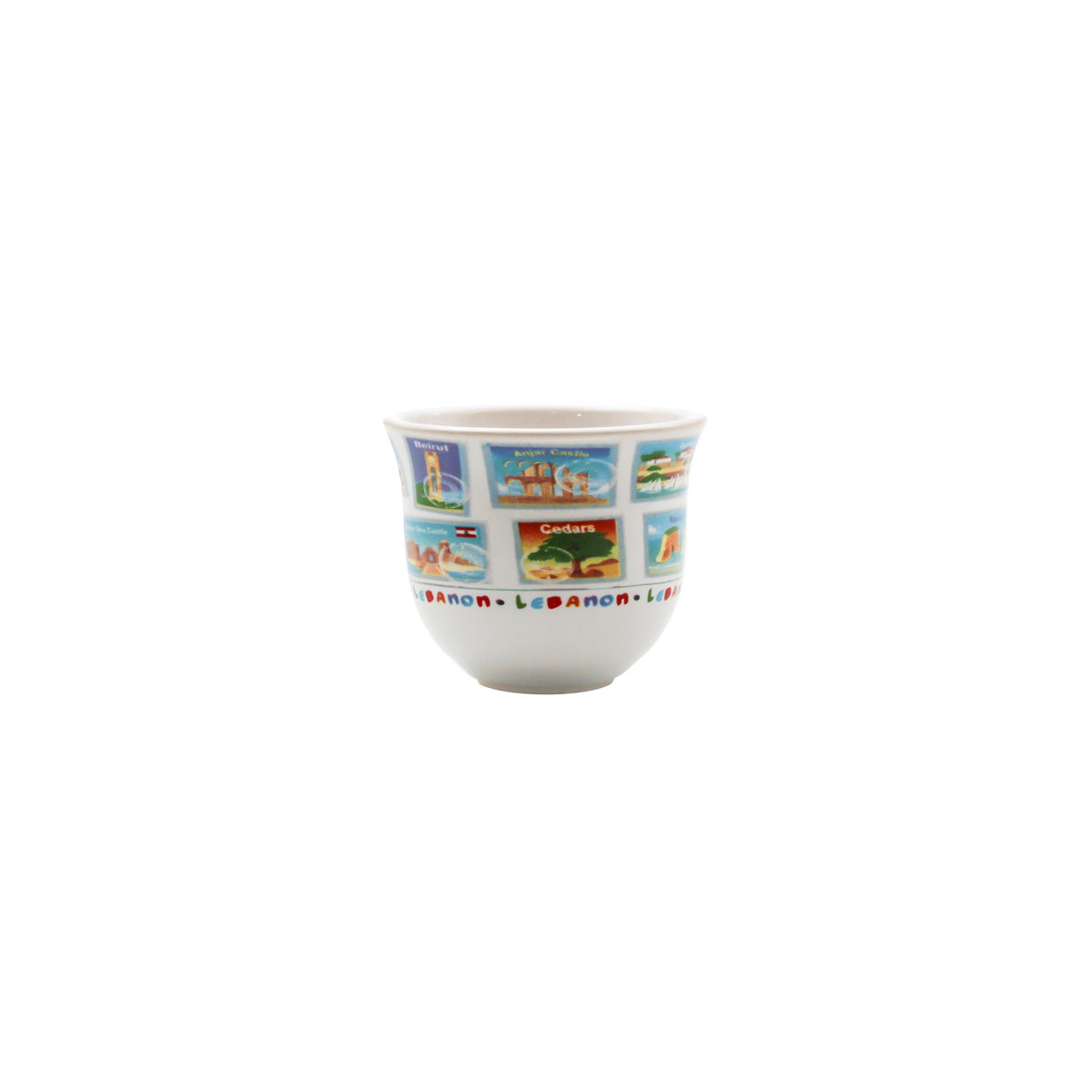 Lebanon Stamps Coffee Cups