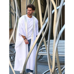 White Linen Abaya