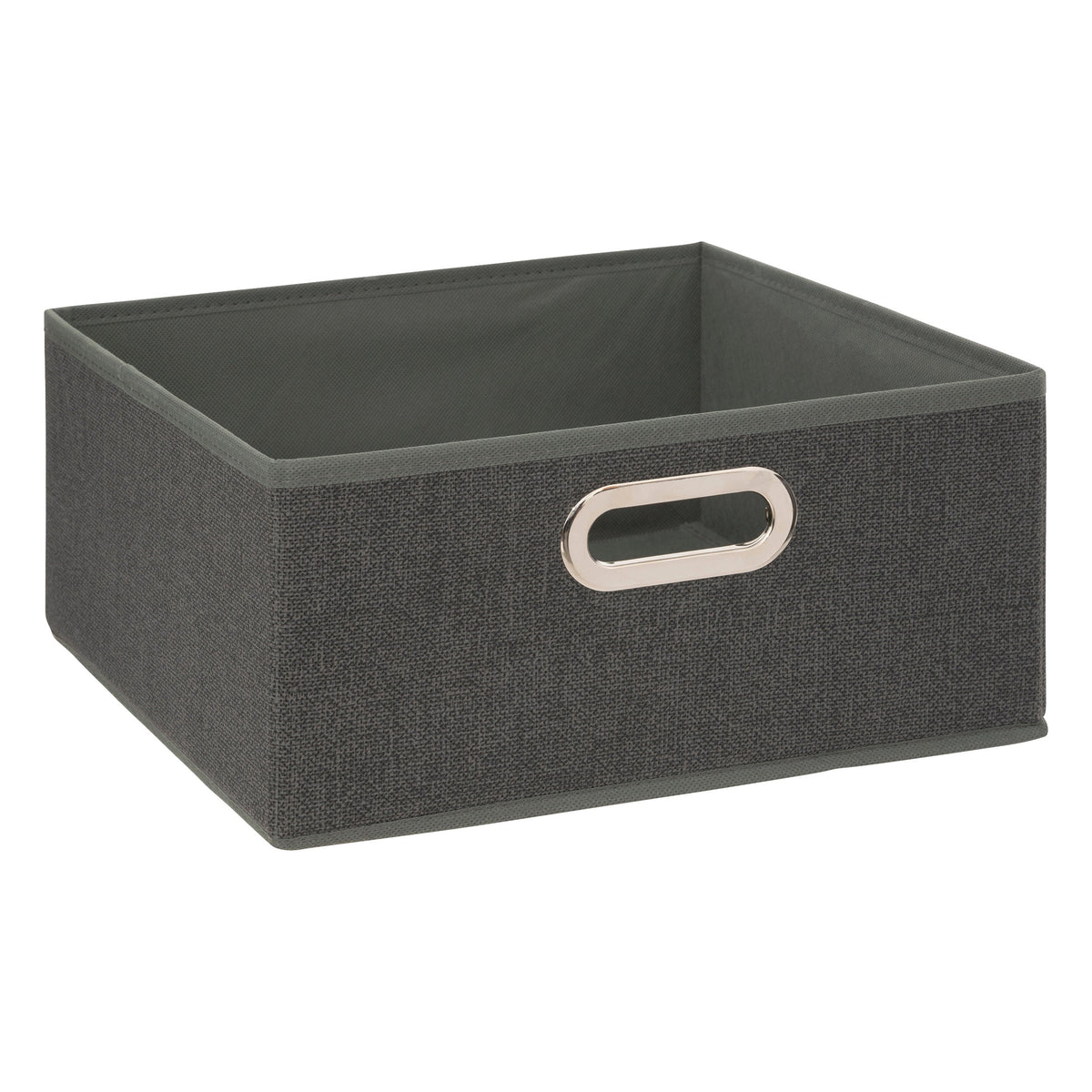 Linen Storage Box - 31x31x15.3 cm CARDBD/PP linen-effect organizer