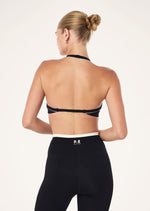 P.E NATION LAYBACK HALTER SPORTS BRA