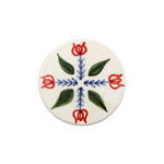 Mouftah El Chark Green Tulip Coasters - Set Of 2