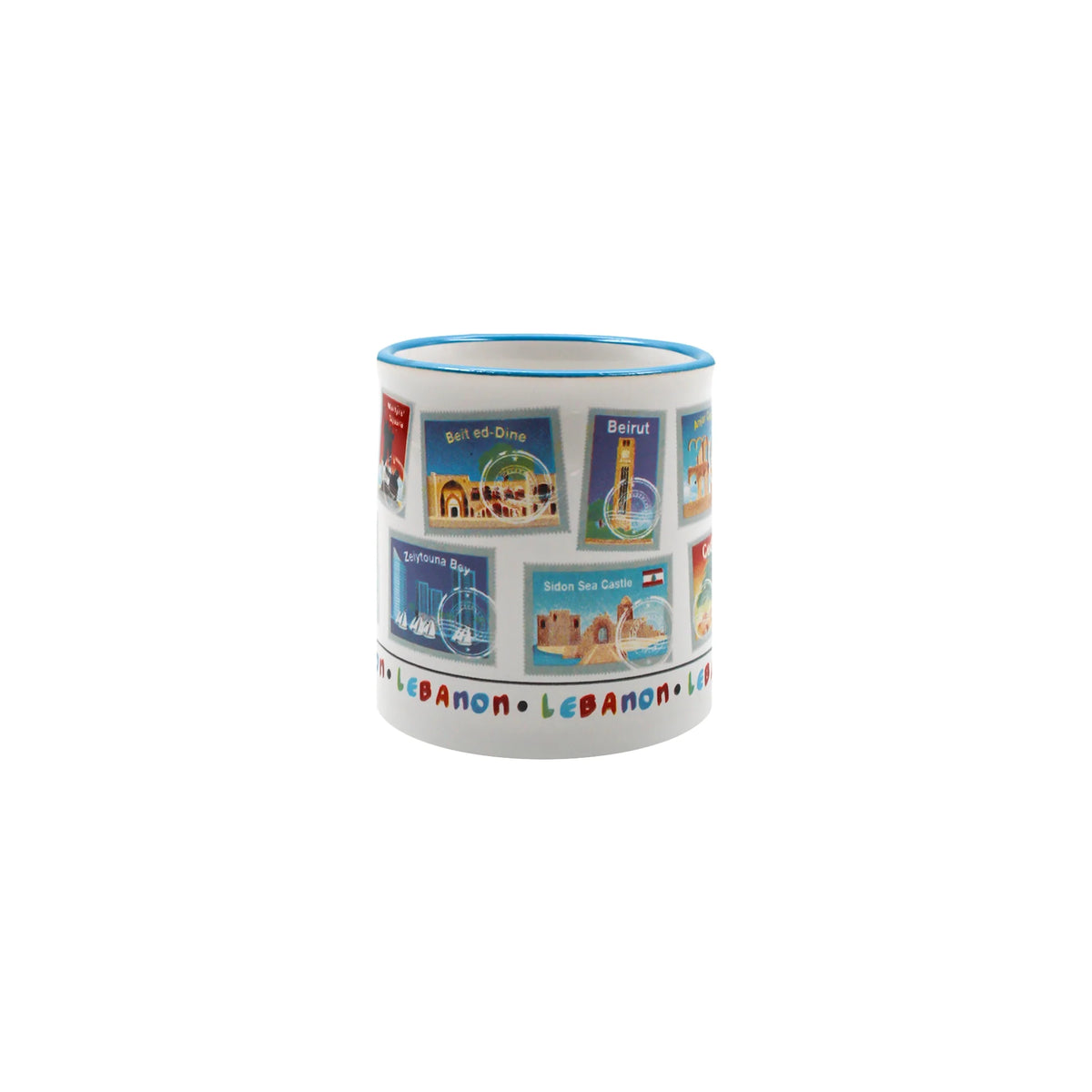 Lebanon Stamps Camper Mug