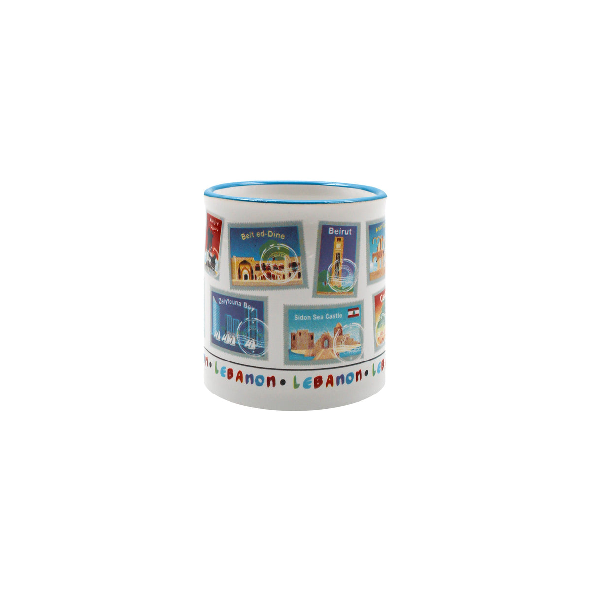 Lebanon Stamps Camper Mug