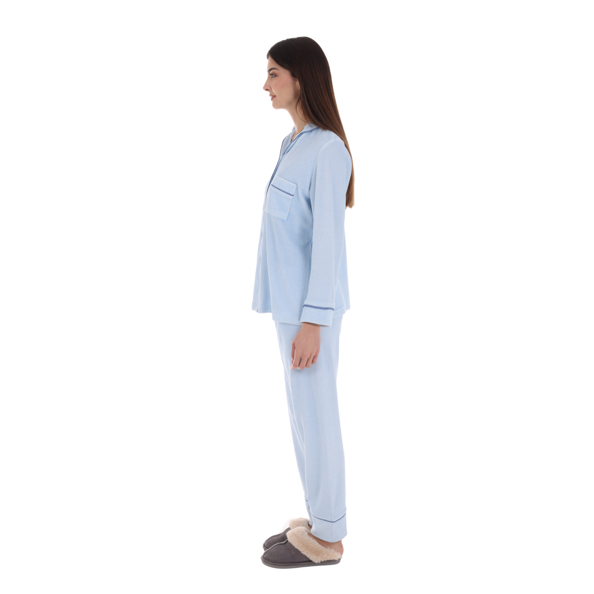 Cosset Loungewear Moments Mommy & Me Loungewear Set – Blue " Medium"