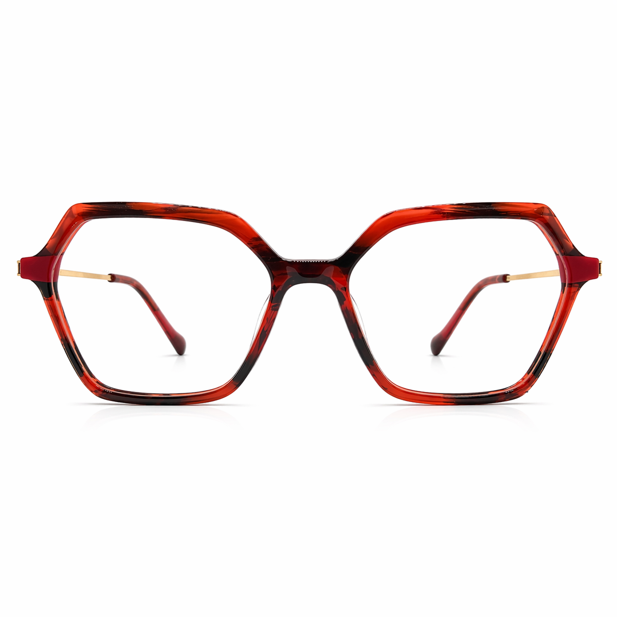 Tortoise and red eyeglasses 