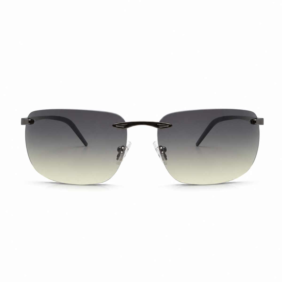 Rimless Sunglasses on a white background