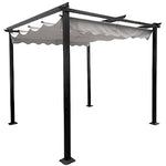 Barbados Terraza Outdoor Pergola Metal Frame 3x3m Patio Awning