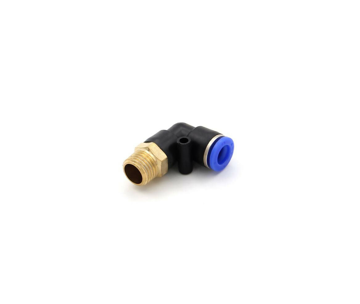 Pneumatic | Fittings | 1/4" Male - 8mm | Elbow | PL-8-2