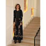 Royal Blue Hooded Abaya