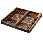 Dark Brown Customized Backgammon