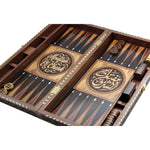 Dark Brown Customized Backgammon