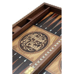 Dark Brown Customized Backgammon
