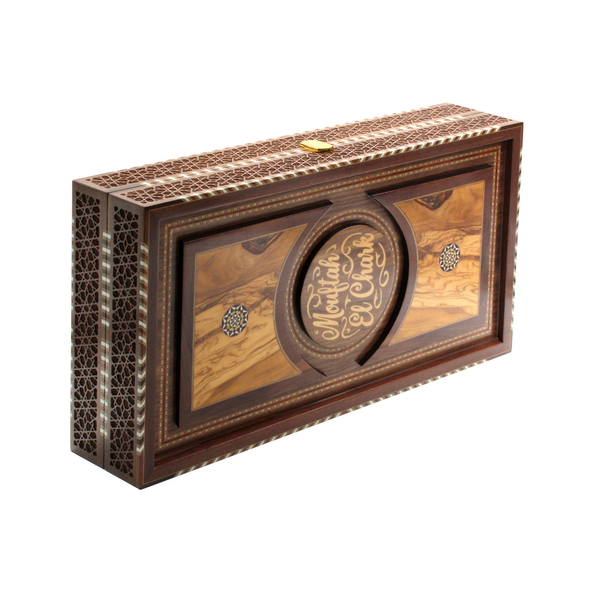 Brown Customized Backgammon