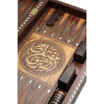 Brown Customized Backgammon