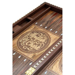 Brown Customized Backgammon