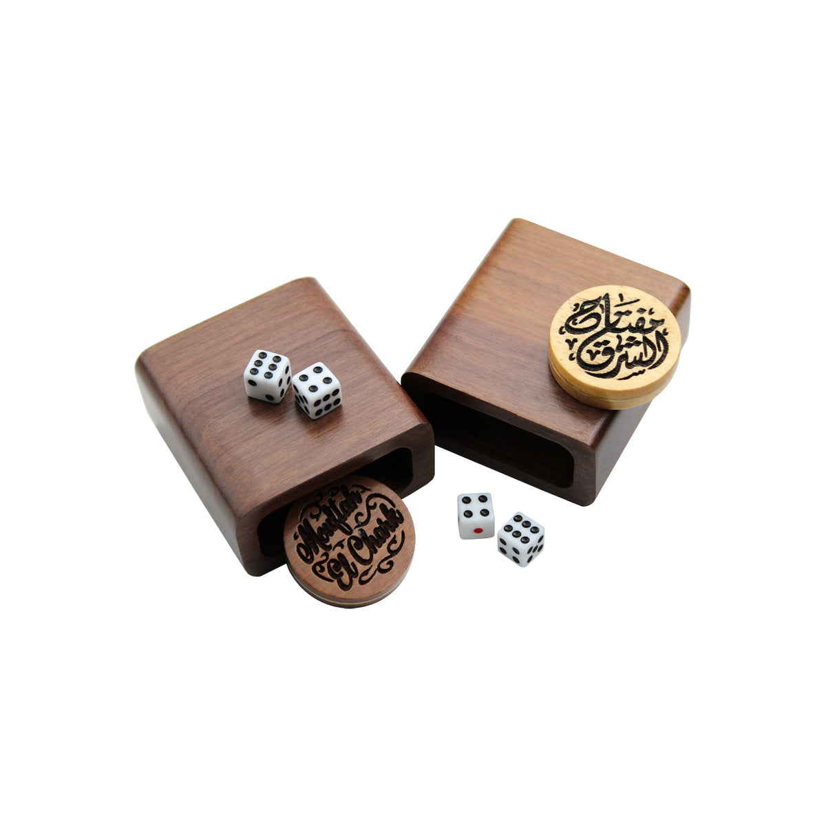 Brown Customized Backgammon