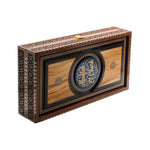 Blue Customized Backgammon