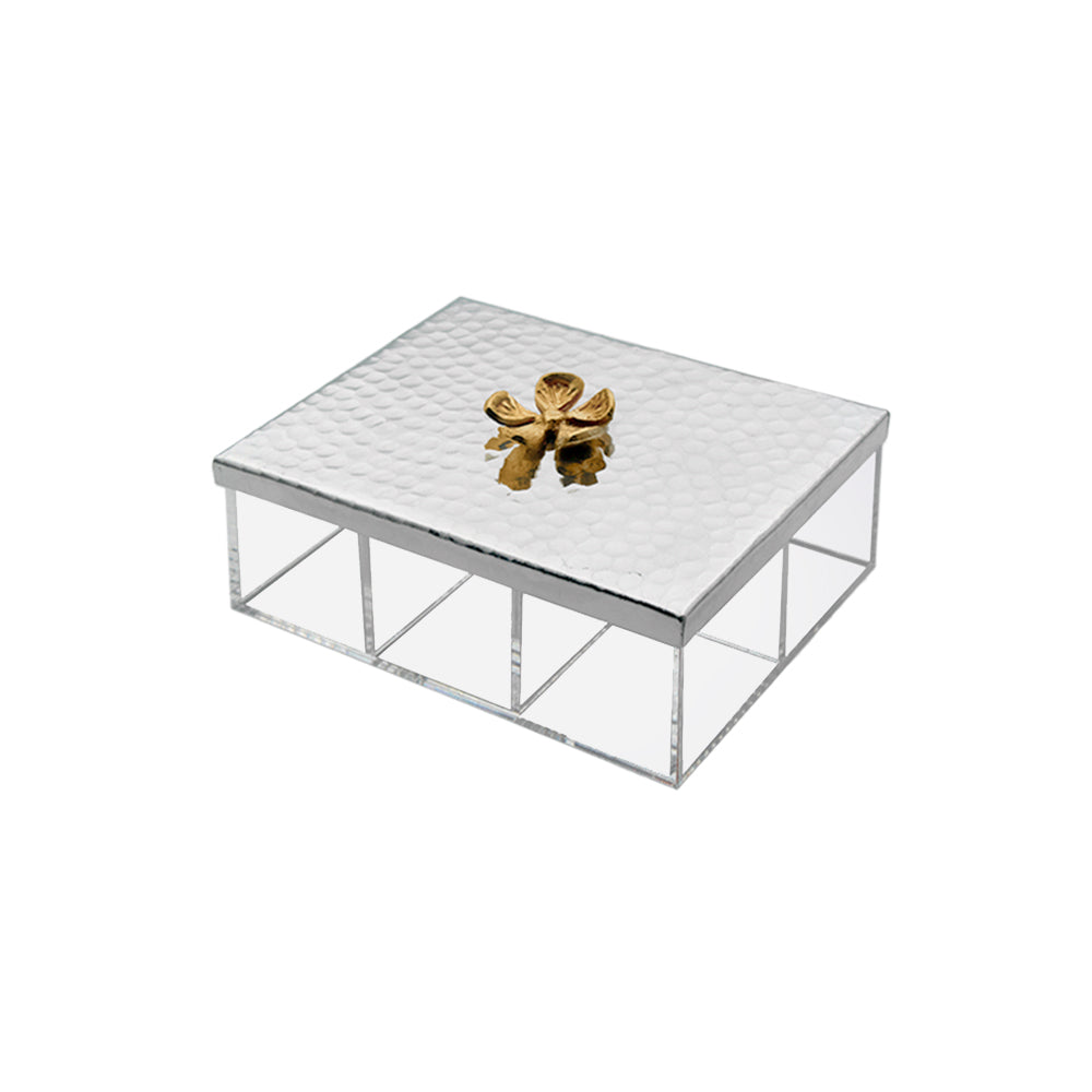 Orchid Tea Box - 6 Compartments