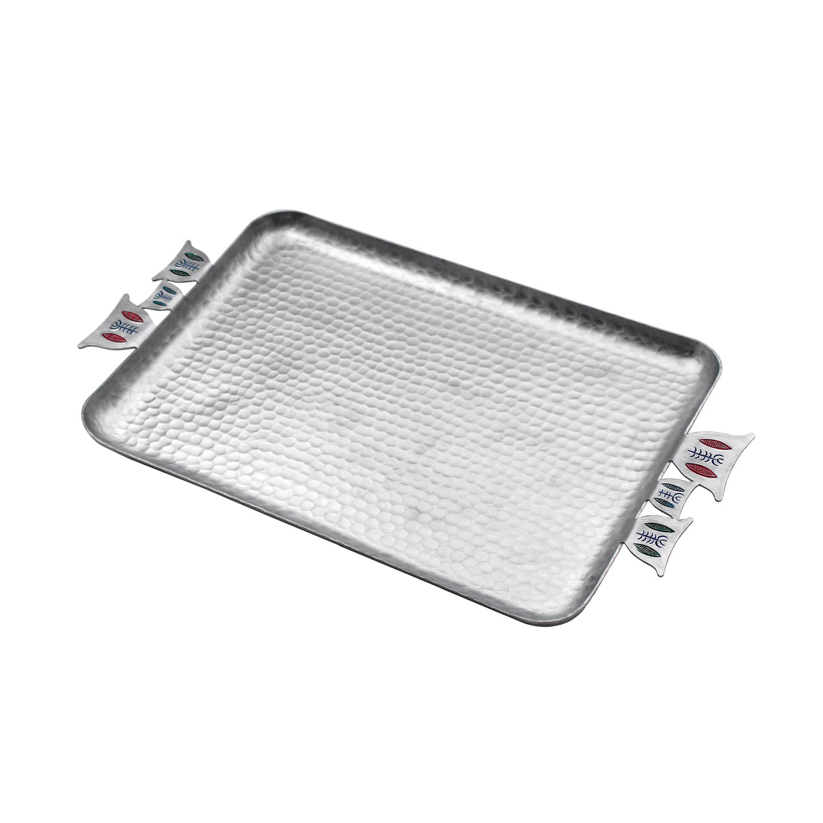Coffee Cups Handle Aluminium Tray